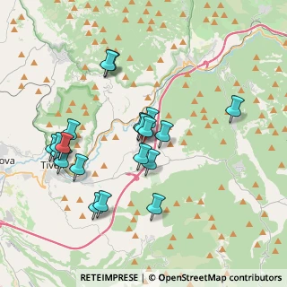 Mappa Via delle Cave, 00024 Castel Madama RM, Italia (3.8355)