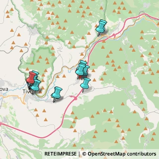 Mappa Via delle Cave, 00024 Castel Madama RM, Italia (4.2505)
