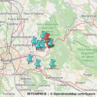 Mappa Via Ragazzi del, 00024 Castel Madama RM, Italia (9.27636)