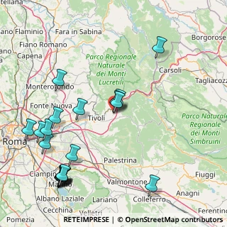 Mappa Via Ragazzi del, 00024 Castel Madama RM, Italia (22.0225)