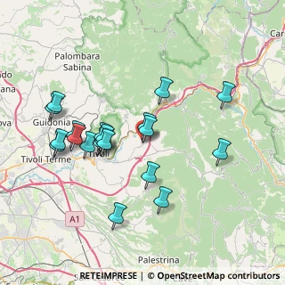 Mappa Via Ragazzi del, 00024 Castel Madama RM, Italia (7.777)