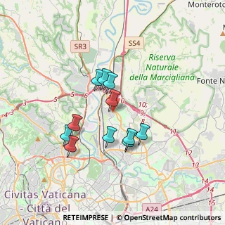 Mappa Via Ortignano, 00138 Roma RM, Italia (2.99455)