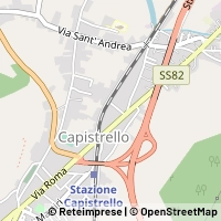 Mapa Capistrello