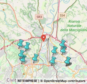 Mappa Via Giulio de Marzio, 00138 Roma RM, Italia (4.9475)