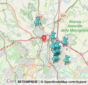 Mappa Via Giulio de Marzio, 00138 Roma RM, Italia (3.35182)