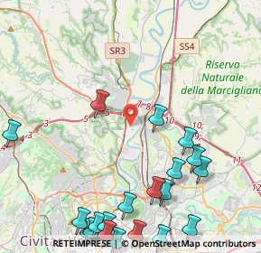 Mappa Via Giulio de Marzio, 00138 Roma RM, Italia (6.2885)