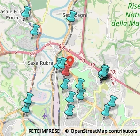 Mappa Via Serrapetrona, 00138 Roma RM, Italia (2.3175)
