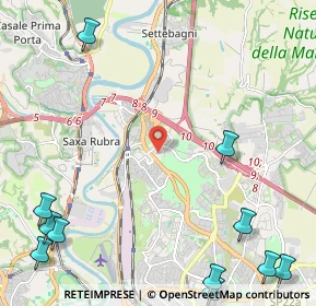 Mappa Via Serrapetrona, 00138 Roma RM, Italia (3.73909)