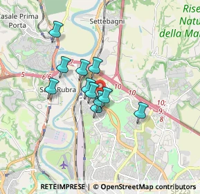 Mappa Via Serrapetrona, 00138 Roma RM, Italia (1.26273)