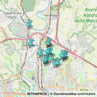 Mappa Via Serra Petrona, 00138 Roma RM, Italia (1.44118)
