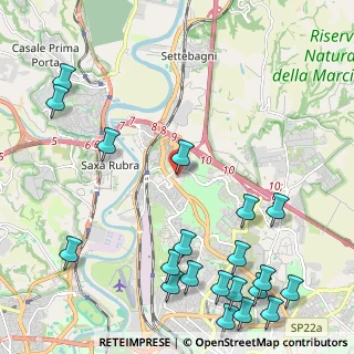 Mappa Via Serrapetrona, 00138 Roma RM, Italia (3.226)