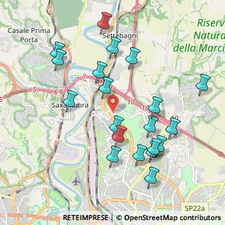 Mappa Via Serrapetrona, 00138 Roma RM, Italia (2.2225)
