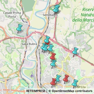 Mappa Via Serrapetrona, 00138 Roma RM, Italia (2.47286)
