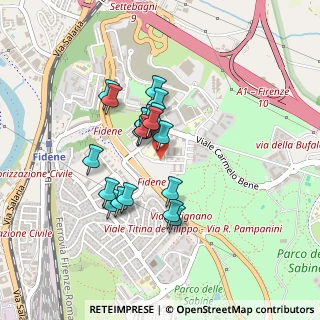 Mappa Via Serra Petrona, 00138 Roma RM, Italia (0.355)