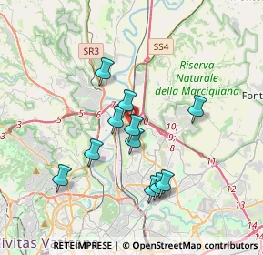 Mappa Via Serrapetrona, 00138 Roma RM, Italia (3.29818)