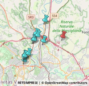 Mappa Via Serrapetrona, 00138 Roma RM, Italia (3.3425)