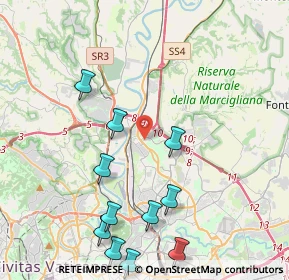Mappa Via Serrapetrona, 00138 Roma RM, Italia (5.17727)