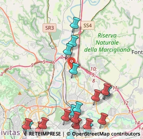 Mappa Via Serra Petrona, 00138 Roma RM, Italia (6.124)