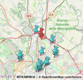Mappa Via Serrapetrona, 00138 Roma RM, Italia (4.52286)