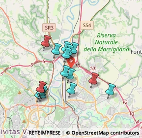 Mappa Via Serrapetrona, 00138 Roma RM, Italia (3.28875)