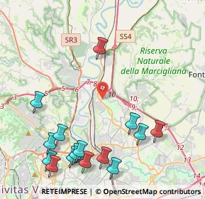 Mappa Via Serra Petrona, 00138 Roma RM, Italia (5.64333)