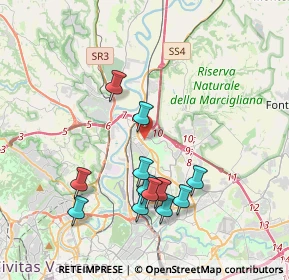 Mappa Via Serrapetrona, 00138 Roma RM, Italia (4.0125)
