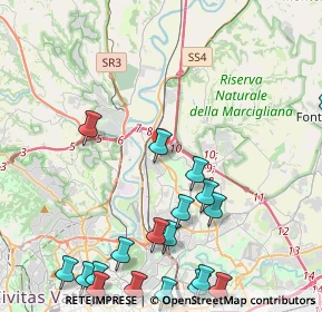 Mappa Via Serrapetrona, 00138 Roma RM, Italia (6.253)