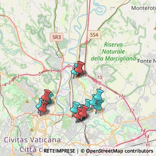 Mappa Via Serrapetrona, 00138 Roma RM, Italia (4.3515)