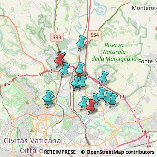 Mappa Via Serra Petrona, 00138 Roma RM, Italia (3.20889)