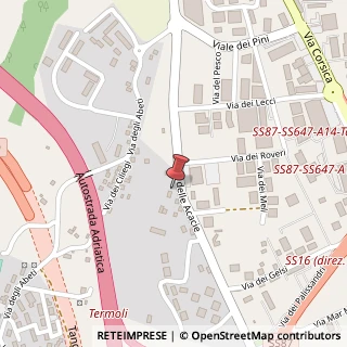 Mappa Via delle Acacie, 86, 86039 Termoli, Campobasso (Molise)