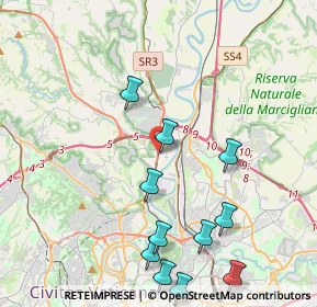 Mappa Flaminia- Stazione Saxa Rubra, 00188 Roma RM, Italia (5.01727)