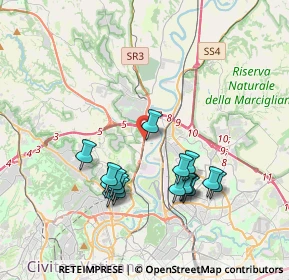 Mappa Flaminia- Stazione Saxa Rubra, 00188 Roma RM, Italia (3.83375)