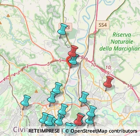Mappa Flaminia- Stazione Saxa Rubra, 00188 Roma RM, Italia (6.027)