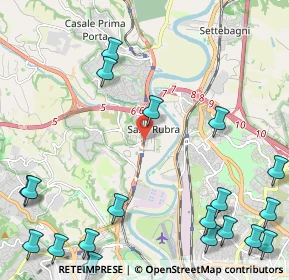 Mappa Flaminia- Stazione Saxa Rubra, 00188 Roma RM, Italia (3.4915)