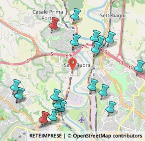 Mappa Flaminia- Stazione Saxa Rubra, 00188 Roma RM, Italia (2.681)