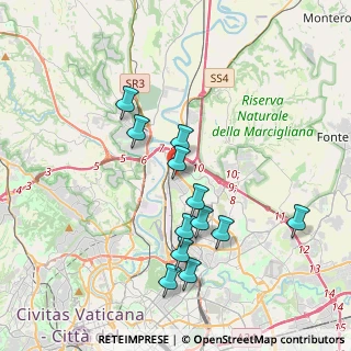 Mappa Quarrata, 00138 Roma RM, Italia (3.84167)