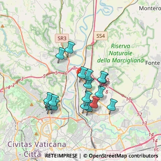 Mappa Quarrata, 00138 Roma RM, Italia (3.41667)