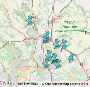 Mappa Quarrata, 00138 Roma RM, Italia (3.34909)