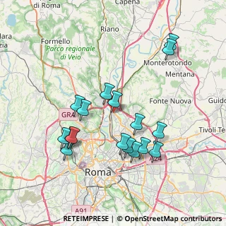 Mappa Quarrata, 00138 Roma RM, Italia (7.89882)