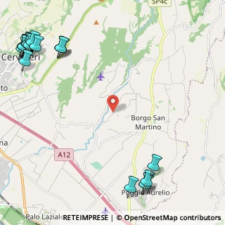 Mappa Via Cantagallo, 00052 Cerveteri RM, Italia (3.853)