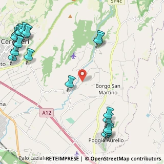 Mappa Via Cantagallo, 00052 Cerveteri RM, Italia (3.4885)