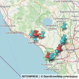Mappa Via Cantagallo, 00052 Cerveteri RM, Italia (17.522)