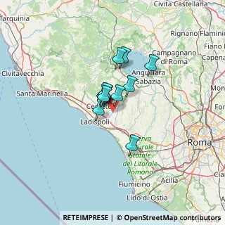 Mappa Via Cantagallo, 00052 Cerveteri RM, Italia (8.23273)