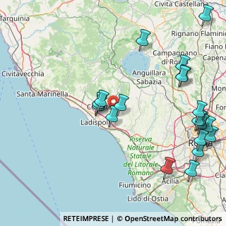 Mappa Via Cantagallo, 00052 Cerveteri RM, Italia (22.3695)
