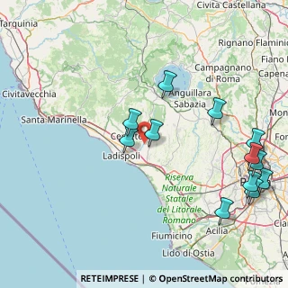 Mappa Via Cantagallo, 00052 Cerveteri RM, Italia (20.45833)