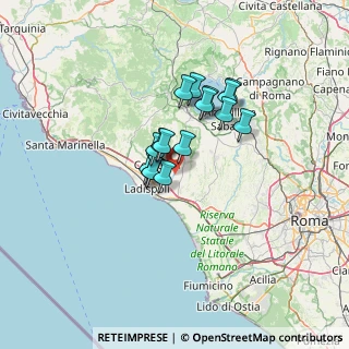 Mappa Via Cantagallo, 00052 Cerveteri RM, Italia (9.62313)