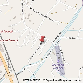 Mappa Via Rio del Croccolone, 5, 86039 Termoli, Campobasso (Molise)
