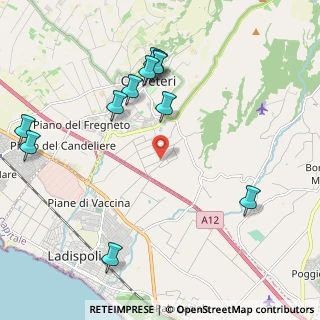 Mappa Via del Tiro a Segno, 00052 Cerveteri RM, Italia (2.52455)