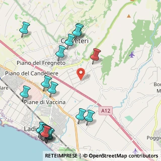 Mappa Via del Tiro a Segno, 00052 Cerveteri RM, Italia (3.1205)