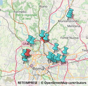 Mappa Via Incisa in Val D'Arno, 00138 Roma RM, Italia (7.87706)